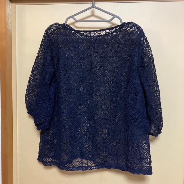 ZARA(ザラ)の大きいサイズ レース トップス (4L) レディースのトップス(カットソー(半袖/袖なし))の商品写真