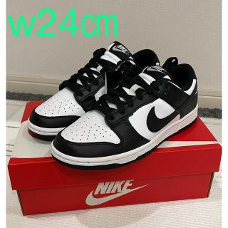 ナイキ(NIKE)のNIKE W DUNK LOW WHITE/BLACK-WHITE 21SP-I(スニーカー)