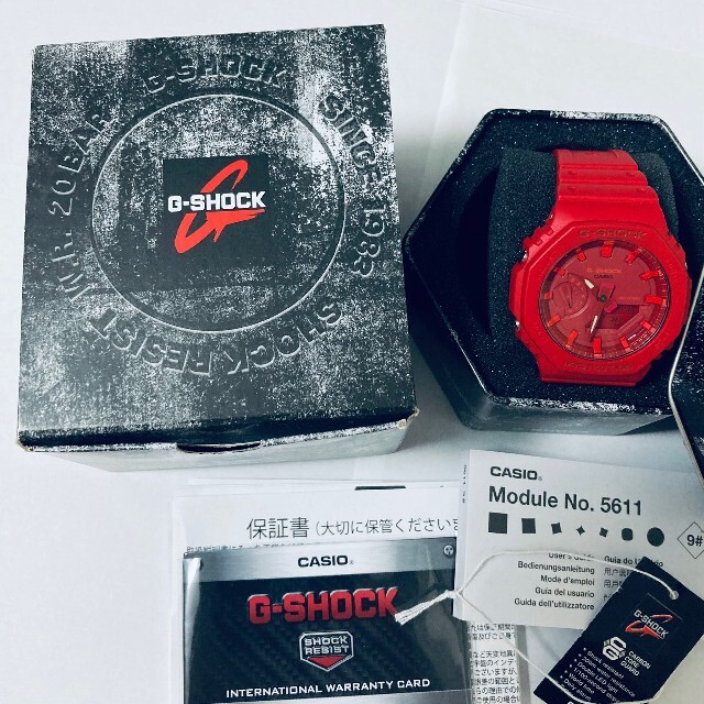 G-SHOCK(ジーショック)の新品　G-SHOCK GA-2100-4ADR メンズの時計(腕時計(アナログ))の商品写真