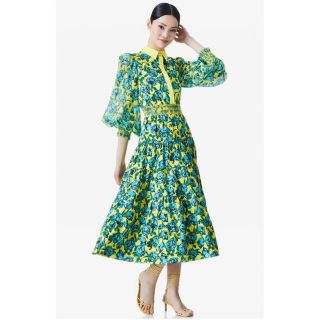 アリスアンドオリビア(Alice+Olivia)の❤️★Alice olive 新作新品  花柄ロングワンピース　オシャレ綺麗(ロングワンピース/マキシワンピース)