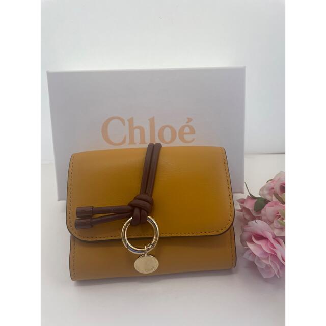 期間限定特価】 C - 【CHLOÉ】クロエ 三つ折りミニ財布 チャーム付きの