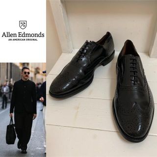 アレンエドモンズ(Allen Edmonds)のAllen Edmonds VINTAGE 1989s USA製 Lloyd 黒(ドレス/ビジネス)