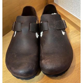 ビルケンシュトック(BIRKENSTOCK)のビルケンシュトック　ロンドン　茶　サイズ36(ローファー/革靴)