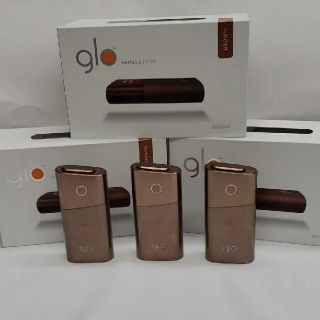 グロー(glo)の人気色ブラウン　新品未使用 3台セットglo グロー シリーズ2 mini(タバコグッズ)