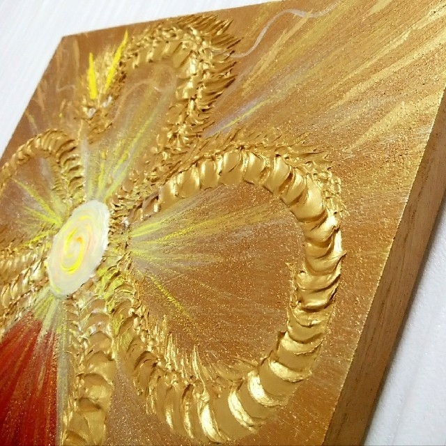 風水開運絵画*金神八の字無限龍赤富士Gold 龍神の道 永遠金運 風水開運絵画*金神八の字無限龍赤富士Gold 龍神の道 永遠金運