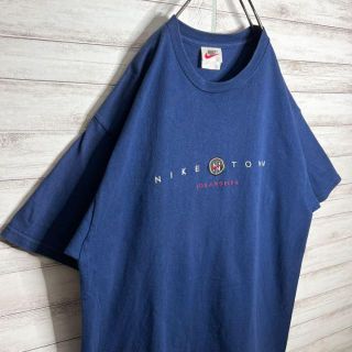 NIKE - 【USA製!!】ナイキ ✈︎刺繍 タウン 白タグ ゆるだぼ 半袖 T