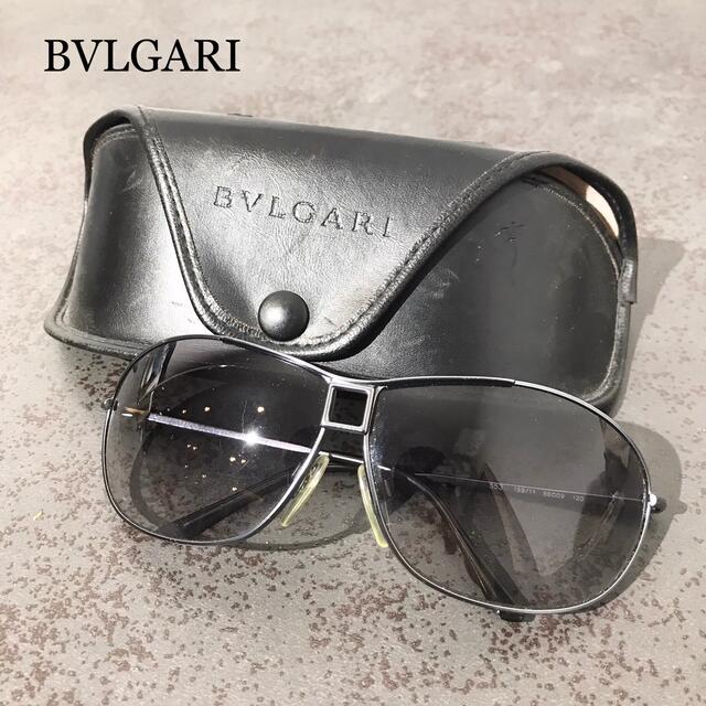 BVLGARI 5049 195/81 サングラス 偏光グラス ガンメタ グレー