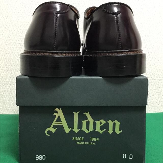 Alden(オールデン)の未使用 コードバン  オールデン  990 8D プレーントゥ メンズの靴/シューズ(ドレス/ビジネス)の商品写真