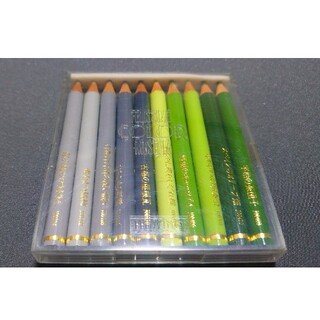 フェリシモ(FELISSIMO)の色鉛筆（グリーン＆グレー系）(色鉛筆)