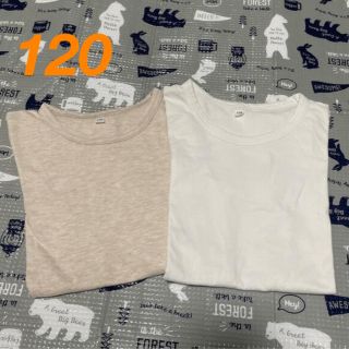 ムジルシリョウヒン(MUJI (無印良品))の無印良品 120 Tシャツ 2枚(Tシャツ/カットソー)