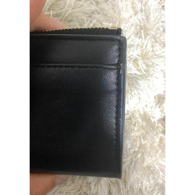 ステラマッカートニー　L字型　黒　カードケース　財布
