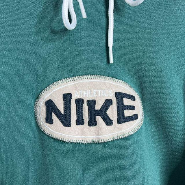 USA製!!】ナイキ ✈︎刺繍ロゴ ゆるだぼ 白タグ 裏起毛 プルオーバー-