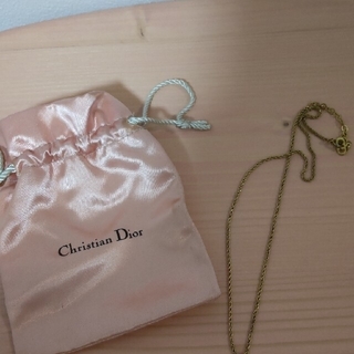クリスチャンディオール(Christian Dior)のChristian Dior　ゴールドカラーネックレス(ネックレス)