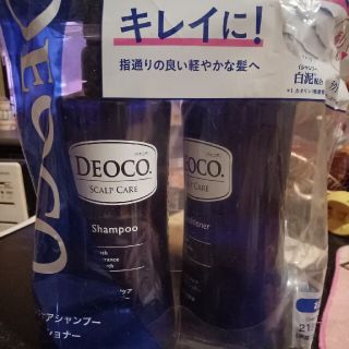 ロートセイヤク(ロート製薬)のデオコ　シャンプー＆コンディショナーお試しサイズセット.:*♡(シャンプー/コンディショナーセット)