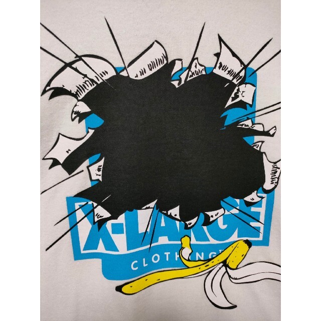 XLARGE(エクストララージ)のエクストララージ　ゴリラ脱走Tシャツ BIGロゴ　Mサイズ メンズのトップス(Tシャツ/カットソー(半袖/袖なし))の商品写真