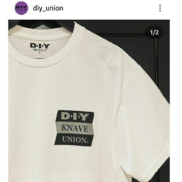 diy union ロゴTシャツ