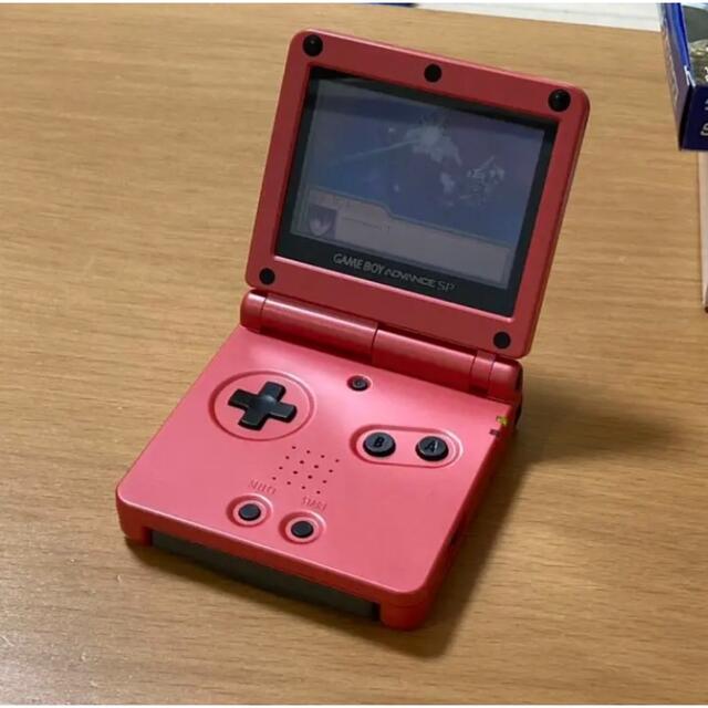 ゲームボーイアドバンス(ゲームボーイアドバンス)のNintendo GAMEBOY ADVANCE SP シャア専用カラー エンタメ/ホビーのゲームソフト/ゲーム機本体(携帯用ゲーム機本体)の商品写真