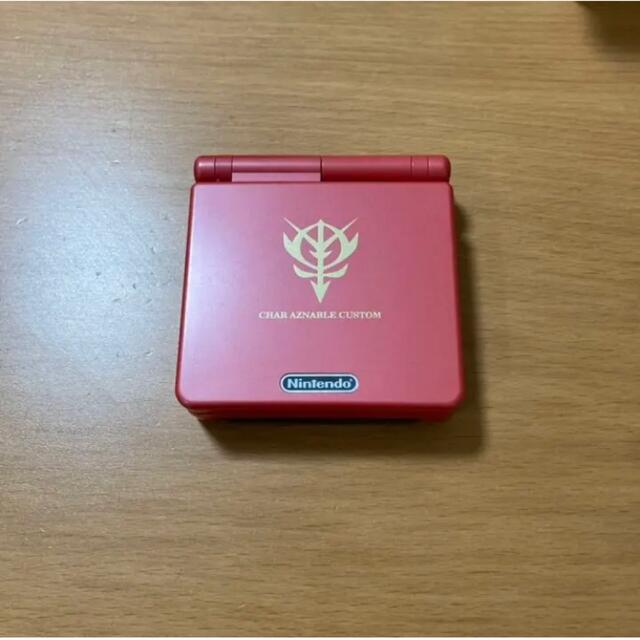 ゲームボーイアドバンス(ゲームボーイアドバンス)のNintendo GAMEBOY ADVANCE SP シャア専用カラー エンタメ/ホビーのゲームソフト/ゲーム機本体(携帯用ゲーム機本体)の商品写真