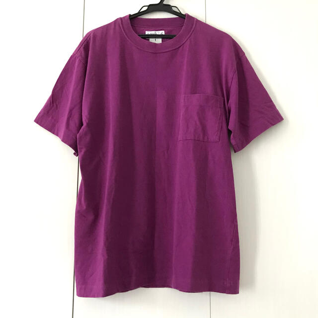 アニエスベー　オム　パープル　Tシャツ　紫　agnisb ヴィンテージ