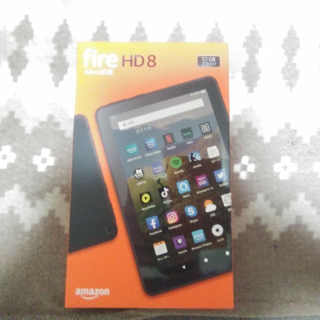 Amazon○商品名Fire HD 8 タブレット ブラック (8インチHDディスプレイ) 32GB