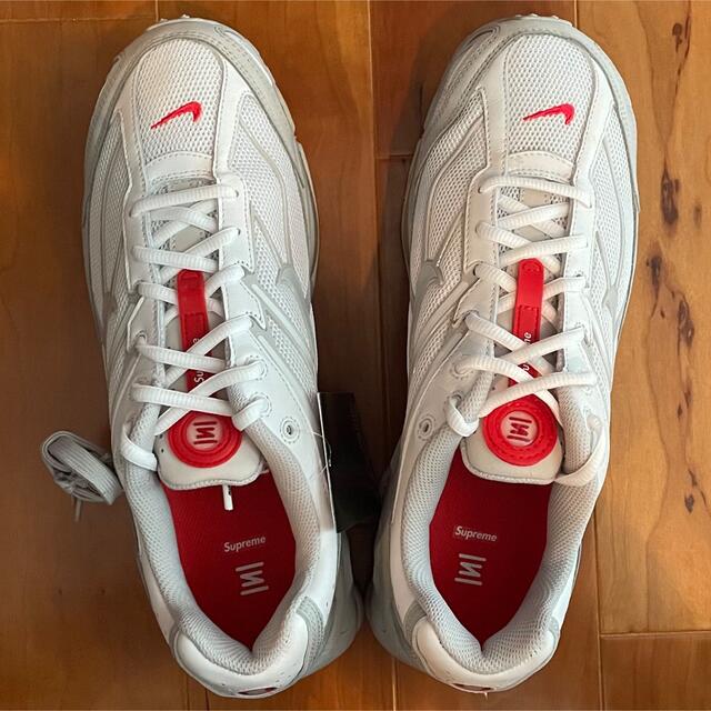 NIKE/SUPREME SHOX RIDE 2 WHITE 27.5cmメンズ