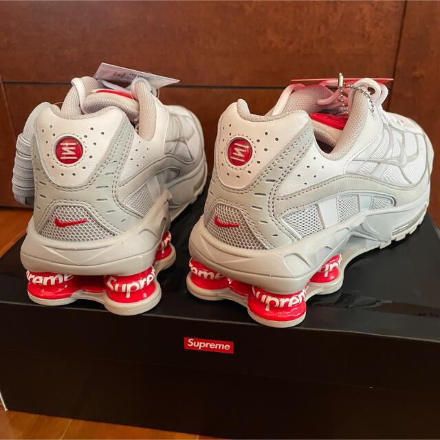 NIKE/SUPREME SHOX RIDE 2 WHITE 27.5cmメンズ