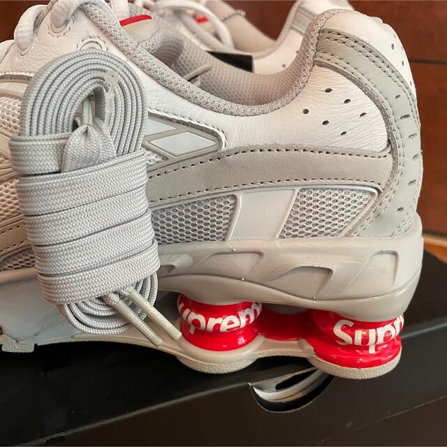 NIKE/SUPREME SHOX RIDE 2 WHITE 27.5cmメンズ