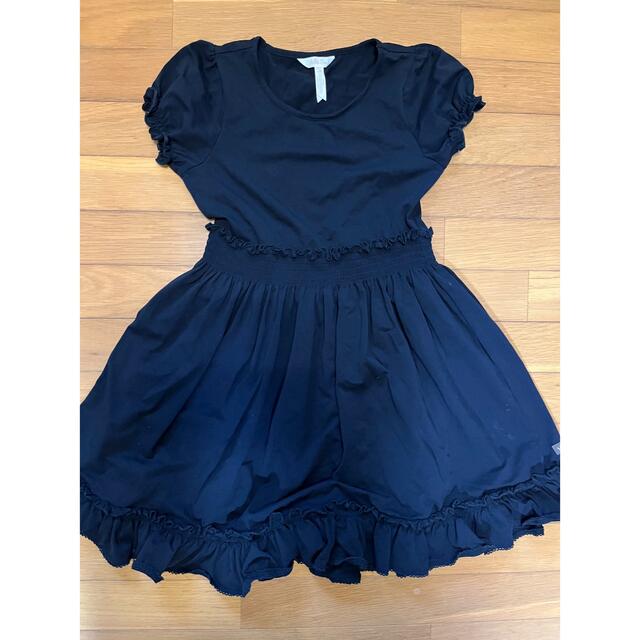 SALE！　Matilda Jane 黒のワンピース　150cmくらい？ キッズ/ベビー/マタニティのキッズ服女の子用(90cm~)(ワンピース)の商品写真