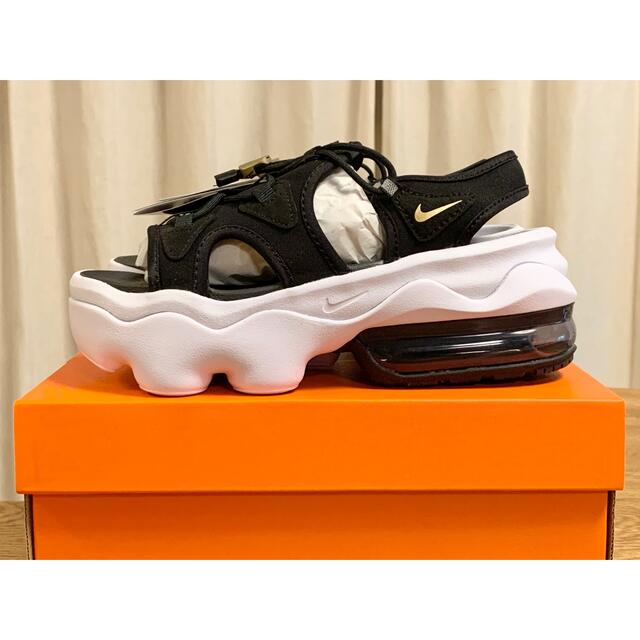 送料込 24cm 黒白 NIKE ナイキ エアマックスココ サンダル正規品