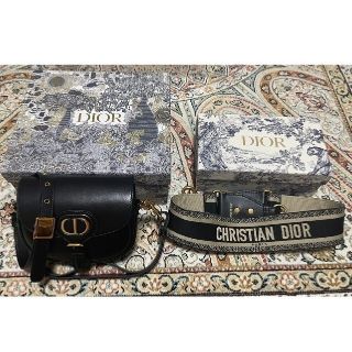 クリスチャンディオール(Christian Dior)のDIOR BOBBY スモールバッグ＆ストラップ(ショルダーバッグ)