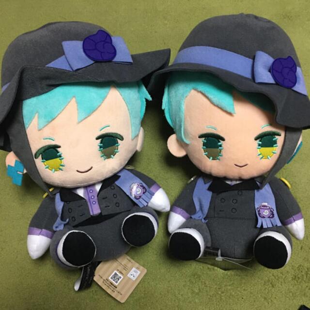 新品　送料込　フロイド　ジェイド　おすわりぬいぐるみセット