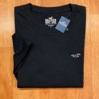 ホリスター(Hollister)の新品【メンズM】★ホリスター★無地ワンポイント半袖Tシャツ/黒/カモメロゴ(Tシャツ/カットソー(半袖/袖なし))