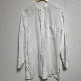 コモリ(COMOLI)のCOMOLI バンドカラーシャツ　22ss サイズ3(シャツ)