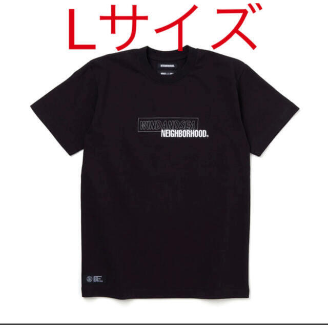 NEIGHBORHOOD × WIND AND SEA C-TEE 黒　L