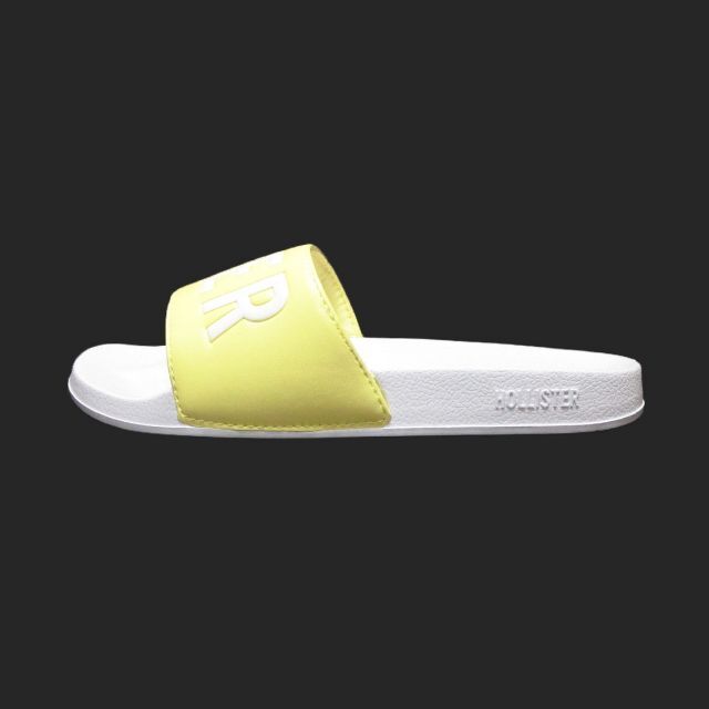 Hollister(ホリスター)の★新品★ホリスター★スライドサンダル (White/Lemon/M/25cm) レディースの靴/シューズ(サンダル)の商品写真
