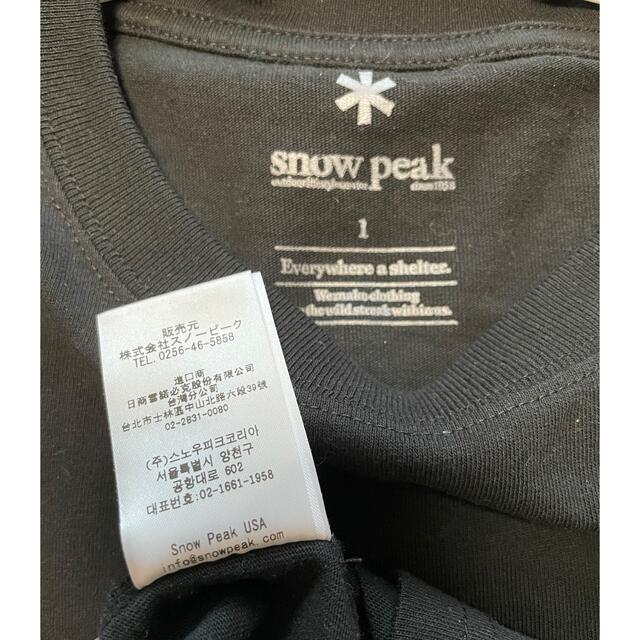 Snow Peak(スノーピーク)のsnow peak 60th ロゴTシャツ1 レディースのトップス(Tシャツ(半袖/袖なし))の商品写真