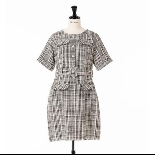 herlipto♡Classic Tweed Mini Dress