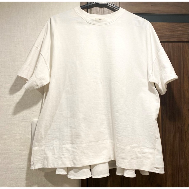 Drawer(ドゥロワー)のyori バッグフレアオーバーカットソートップス　 レディースのトップス(Tシャツ(長袖/七分))の商品写真