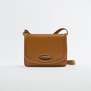 ザラ(ZARA)の定価半額以下●ZARAザラ★本革リアルレザークロスボディショルダーバッグ(ショルダーバッグ)