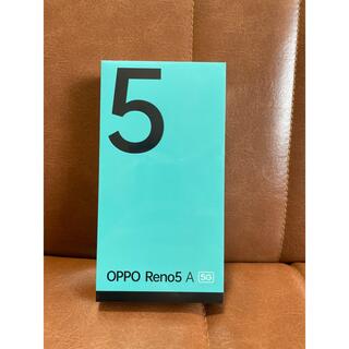 オッポ(OPPO)のOPPO Reno5 A Y!mobile A1010P シルバーブラック(スマートフォン本体)