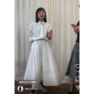 shetokyo シャツワンピース 白の通販 by 双子ちゃん8854's shop