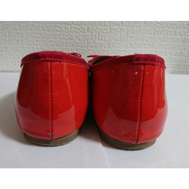 最終！ ファルファーレ　レッド　23.5cm　バレエシューズ　赤　37　フラット レディースの靴/シューズ(バレエシューズ)の商品写真