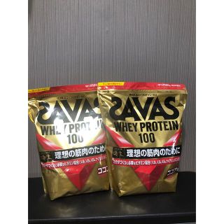 ザバス(SAVAS)のザバス ホエイプロテイン100 ココア味 約120食分(2.52kg) 2セット(その他)