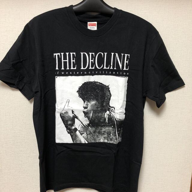 17FW Supreme Decline Tee Black XL