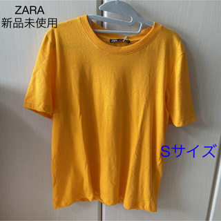 ザラ(ZARA)のZARA ティーシャツ オレンジ レディース Tシャツ(Tシャツ(半袖/袖なし))