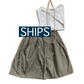 シップスフォーウィメン(SHIPS for women)の【SHIPS】　スカート　ストライプ　結婚式　ボーダー(ひざ丈スカート)