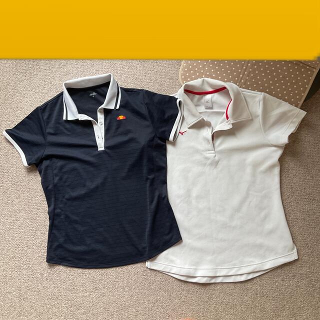 ellesse(エレッセ)の２枚セット　ポロシャツ　ellesse (ゴールドウィン) Mizuno レディースのトップス(ポロシャツ)の商品写真