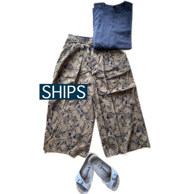 SHIPS(シップス)の【SHIPS】 スカート　リラックス　プリントパンツ レディースのパンツ(カジュアルパンツ)の商品写真