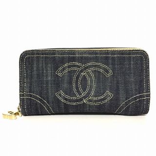 シャネル(CHANEL)のCHANEL(シャネル) 長財布 - デニム(財布)