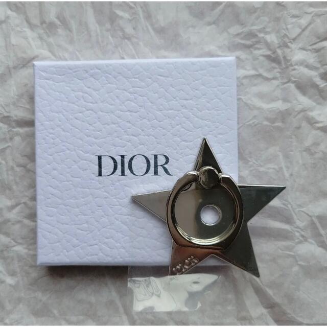 Dior(ディオール)の★Diorノベルティ　スマホリング★ スマホ/家電/カメラのスマホアクセサリー(その他)の商品写真